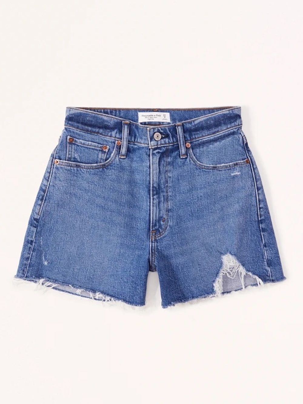 Abercrombie & Fitch the 4 inch High Rise Mom Short